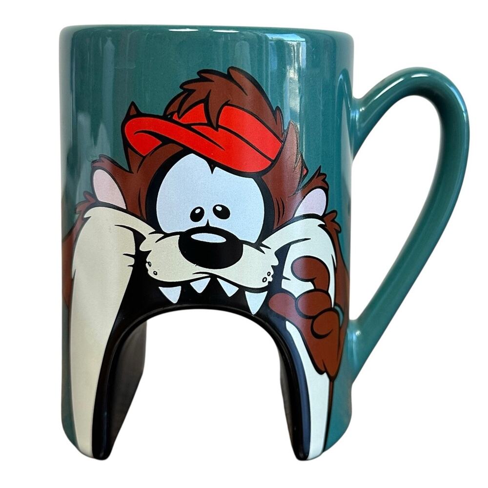 Vintage 1998 Warner Bros Tasmanian Devil Sink It And Drink It Golf Coffee Mug